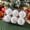 White, variant on 6 Pcs 2.36 Inch Christmas Satin Balls Ornaments ,Foam Christmas Ball Ornaments with Loop for Living Room Bedroom Dining Room Xmas Tree Party Holiday Supplies