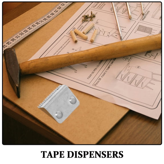 Baluue 10Pcs Iron Replacement Cutting Blades for Tape Dispenser with Universal Fit for Office and Industrial