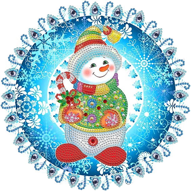 Cuadros Decorativos DIY adorno de Navidad parte taladro forma especial dibujo de diamantes de imitación para el hogar JShteea Nuevos Originales