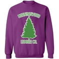 thumbnail image 2 of OXI Crewneck Sweatshirt -, Basic Casual Sweatshirts for Men's and Women Fleece Sweatshirt Long Sleeve - Purple 2X-Large, 2 of 2