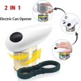 thumbnail image 5 of Abrelatas eléctrico y abrelatas de goma, abra sus latas con solo presionar un botón, sin bordes afilados, abrelatas eléctrico para cocina, abrelatas eléctrico, 5 of 5