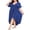 Sky Blue, variant on Zeagoo Women Plus Size Long Cover up Stripe Bikini Coverups Kimono Tie Front Bathing Suit Swimsuit Beachwear