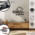 thumbnail image 2 of Violaura Chef Hat Metal Wall Art - Easy to Install Hanging Perfect for Home, Living Room Decor (36.0" x 25.6"), 2 of 8