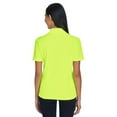 thumbnail image 2 of CORE365 78181P Women's Origin Performance Piqué Polo with Pocket-Safety Yellow-2XL, 2 of 3