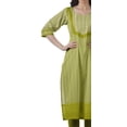 thumbnail image 4 of Moomaya Kurti Droit pour Femmes Tunique Indienne Imprimée Kurta Longue, 4 of 6