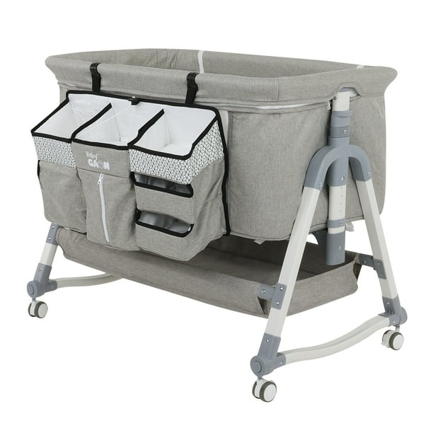 Cuna Colecho para Bebe Tipo Corral con Mecedora 5 Niveles de Altura Ajustables Baby Gaon BCZN02