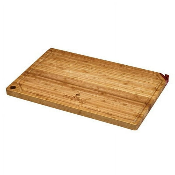 FireDisc Cookers Bamboo Cutting Board with Knife Sharpener