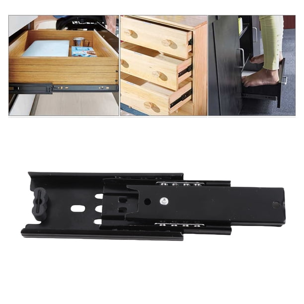 MINI GUÍAS CORTAS PARA CAJONES EXTENSIÓN DE CARRILES PARA MUEBLE COCINA ARMARIO HERRAJES PARA CAJONES ARMARIOS