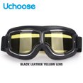 thumbnail image 1 of Gafas para casco de motocicleta a prueba de viento, gafas protectoras de seguridad de cuero antideslumbrantes para Motocross, gafas Steampunk para campo traviesa, fáciles de llevar, 1 of 5