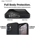 thumbnail image 5 of (negro)elago Coque Silicone Liquide Compatible Avec Iphone 12 Mini (5,4) Case En Silicone Premium, Tui Protection Complte, Cover Antichoc 3 Struct, 5 of 5