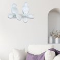 thumbnail image 4 of Decoración Pájaros en rama de árbol Colgador Montaje en pared Organización para hogar Titular de llaves Sombreros Estante de almacenamiento Mirando blanco Perfecl Suspensión de la pared, 4 of 8
