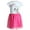 Blue / pink, variant on Minnie Mouse Toddler Girls Tulle Dress Blue / Pink 4T