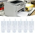 thumbnail image 4 of Ink Damper, Solvent Ink Dampers PP Material Easy Installation Durable 6Pcs  For XP600 Printers White, 4 of 8