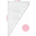 thumbnail image 2 of Keenpioneer 14-Inch Disposable Decorating & Pastry Bags, Tipless Icing Piping Bag for Cake, Cream Frosting and Cookie Decoration, Pack of 100 (Clear), 2 of 4
