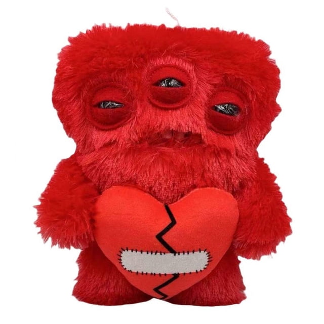 Tooth Ugly Monster Plush Cute Creepy Plush Toy Funny Unique Stuffed Doll Gift for Kids & Collectors