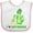White and Pink, variant on Inktastic I Love My Uncle Boys or Girls Baby Bib