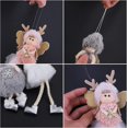 thumbnail image 3 of 6 piezas de adornos colgantes para árbol de Navidad, lindos accesorios de muñeco de peluche de ángel para árbol de Navidad, adorno colgante, muñeco de ángel elfo navideño bailando, 3 of 5