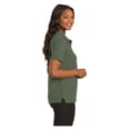 thumbnail image 3 of Port Authority Women's Short Sleeve Silk Touch Classic Polo Shirt Clover Green X-Large, 3 of 4