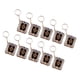 thumbnail image 5 of 10 llaveros de la suerte, regalo retro, joyería, llavero, colgante, regalo para mujeres y hombres. Plata, 5 of 9