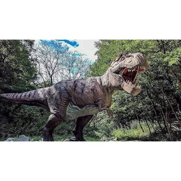 Dinosaur Ty-Rex Birthday Edible Icing Image Cake Topper, by TNCT