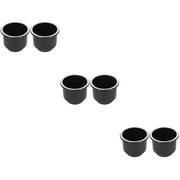 6 pcs  Convenient Drop In Cup Holder Plastic Cup Holder Couch Sofa Insert Cup Holder