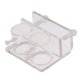 thumbnail image 2 of de de acrílico hacia fuera / soporte de manguera de influencia Soporte de tubería de agua - , orificio doble 24 mm-25 Orificio 24 mm a 25 mm Orificio doble de 24 mm a 25 mm Colco Clip de manguera de agua de acuario, 2 of 8