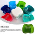 thumbnail image 3 of Toystoory Caja de baño para dentadura, contenedor de plástico para el cuidado de la boca, soporte para dientes artificiales a prueba de polvo, Almacenamiento y organización del hogar Fruta Verde, 3 of 6