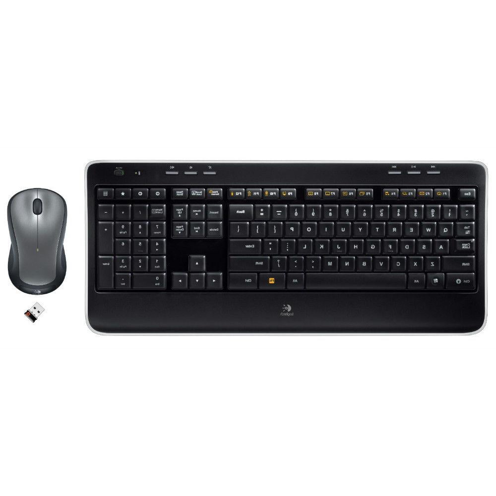 Rullesten veltalende ujævnheder Logitech 920-002553 - MK520 Wireless Keyboard & Mouse Combo - Black (Grade  A Used) - Walmart.com