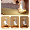 thumbnail image 3 of Led Nursing Light With Bluetooth Function, Usb Charging Night Light Home Bedroom Light Dimmable - White, 3 of 5
