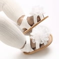 thumbnail image 2 of Infant Baby Girl Sandals Flower Comfort Summer Outdoor Casual Beach Newborn Prewalker First Walking Shoes, 2 of 7