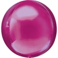 thumbnail image 2 of Burton & Burton 16" Orbz Bright Pink Xl Balloon, 2 of 2