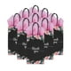 thumbnail image 1 of Bolsas de regalo DjinnGlory Thank You negras con estampado floral con asas, 50 unidades, 1 of 9