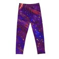 thumbnail image 4 of Girls' Fashion Leggings Valentine's Day Gifts Tie-dye / Hearts Printed Stretch Tights Jeggings Summer Pants (4-5 Years, Purple), 4 of 4