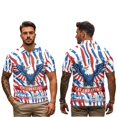 thumbnail image 3 of Aplkyhs Matching Couple Sport Shirts 250th Anniversary Patriotic Quarter Zip Matching Golf Shirts for Couple Lightweight Mens Hawaiian Shirt Moisture Wicking Suitable for Outdoor Sports, 3 of 6