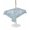 Blue, White, variant on Outdoor Tablecloth with Umbrella Hole for Patio/Picnic/Party/Camping, Blue White Starfish Waterproof Table Cloth Square Cover Washable, Coastal Ocean Summer Sea Nautical (60"x 60")
