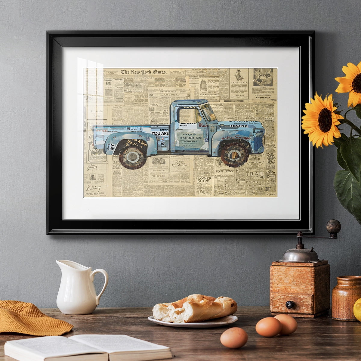 Georgeâ€™s â€™53 Ford Premium Framed Print - Ready to Hang
