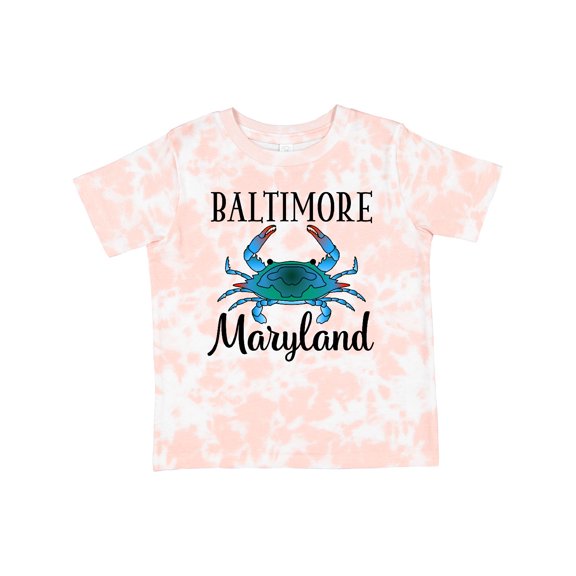 Inktastic Baltimore Maryland Vacation Blue Crab Boys or Girls Toddler T-Shirt