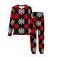 thumbnail image 2 of Conjuntos de blusas y camisas de cuello redondo y manga larga con estampado navideño para niños Camisa de manga larga con cuello redondo y cintura elástica Pantalones largos Conjunto de traje de casa, 2 of 6