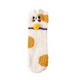 thumbnail image 2 of Aunavey Stay Snug in Winter with Toddler Fuzzy Socks featuring Cute Cartoon Cats, 2 of 6
