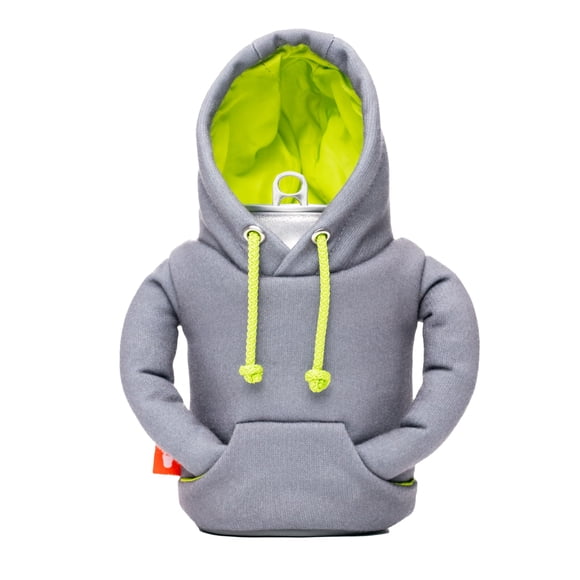Enfriador Aislante para Latas Puffin "The Hoodie" Sudadera Color Estaño
