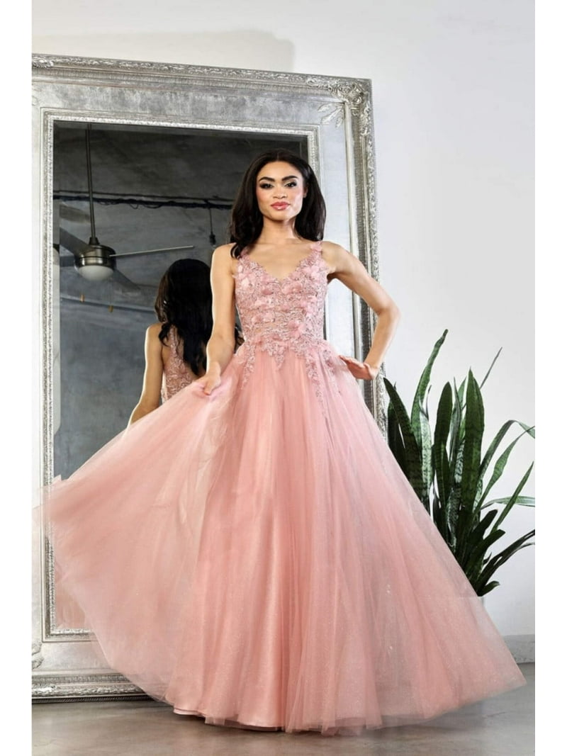 juniors glitter dress B Darlin Juniors' Sequin-Pattern Lace-Up V-Neck Gown, Created for Macy's