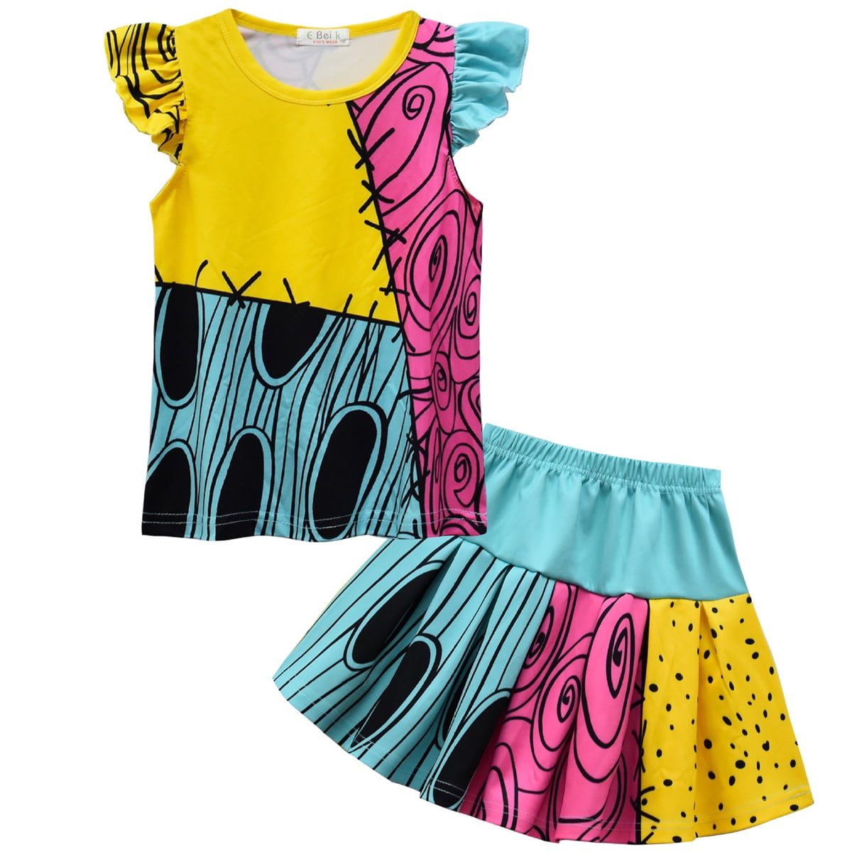 nightmare before christmas sally shirt dress