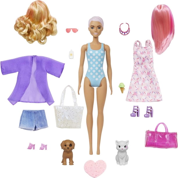 Barbie Day-To-Night Color Reveal Doll With 25 Surprises & Day-To-Night  Transformation Doll Playset - Walmart.com