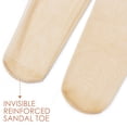thumbnail image 4 of G&Y Women's Sheer Tights 20D Control Top Pantyhose with Reinforced Toes, Black, 3 Pairs, 4 of 7