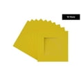 thumbnail image 2 of Vibrant Yellow Acid Free 7x7 Square Picture Frame Mat with White Core Bevel Cut for 5x5 Pictures -, 2 of 3