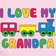 thumbnail image 2 of CafePress - Love Grandpa Train Long Sleeve Infant Bodysuit - Long Sleeve Cotton Baby Bodysuit, 2 of 4