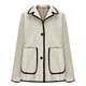 thumbnail image 1 of Ailaofu Women Wool Coat Peacoat Jacket Thick Loose Single-breasted Pea Coat Woolen Winter Overcoat, 1 of 4