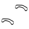 thumbnail image 4 of Sonducket Diadema elástica para la cabeza, diseño elegante, resistente al agua, cuerda ajustable para el cabello, accesorios deportivos, negro Freie Größe 2Conjunto, 4 of 6