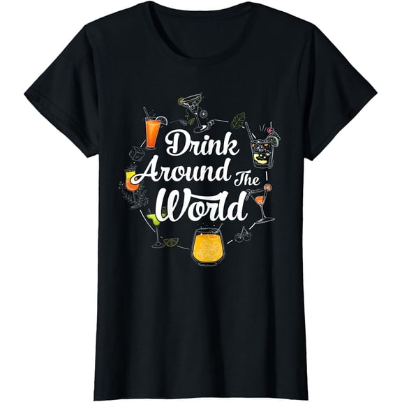 Drink Around The World I Drink Around The World Epcot T-Shirt