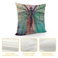 thumbnail image 4 of YINGXI Throw Pillow Cover Decor Background Word Pillowcase Decorative Car Couch Bed Sofa C 24x24in, 4 of 5